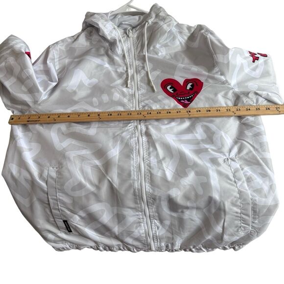 NWT Members Only x Keith Haring Windbreaker Jacket Sz XL - Picture 8 of 15